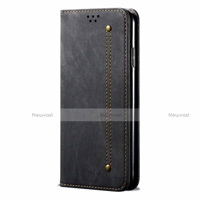 Cloth Case Stands Flip Cover for Oppo Reno4 Lite