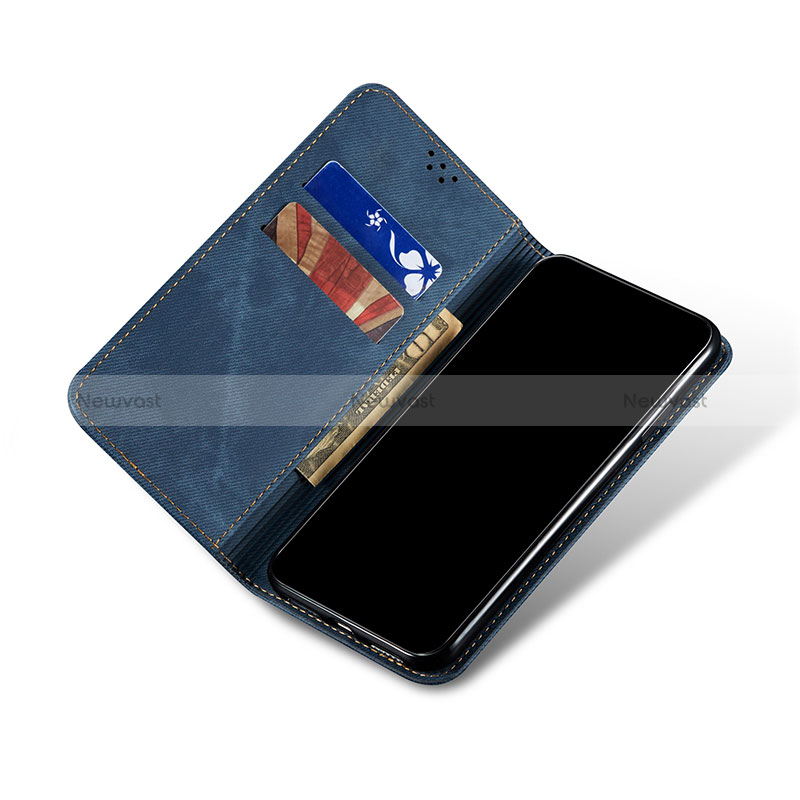 Cloth Case Stands Flip Cover for Oppo Reno6 Z 5G