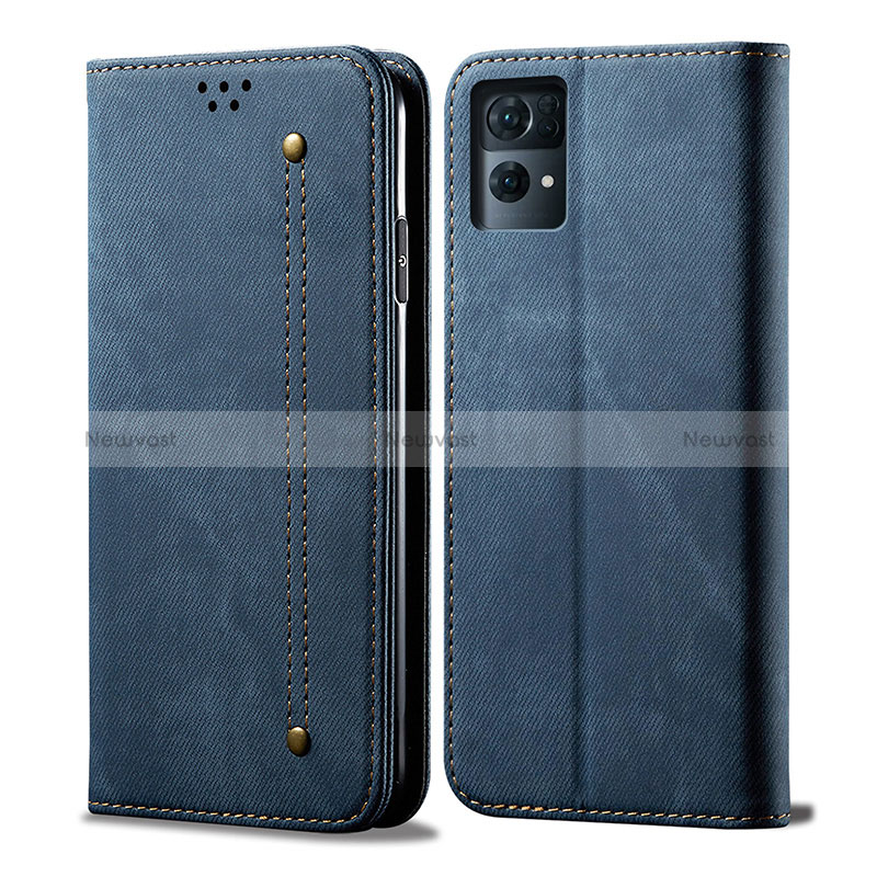 Cloth Case Stands Flip Cover for Oppo Reno7 Pro 5G