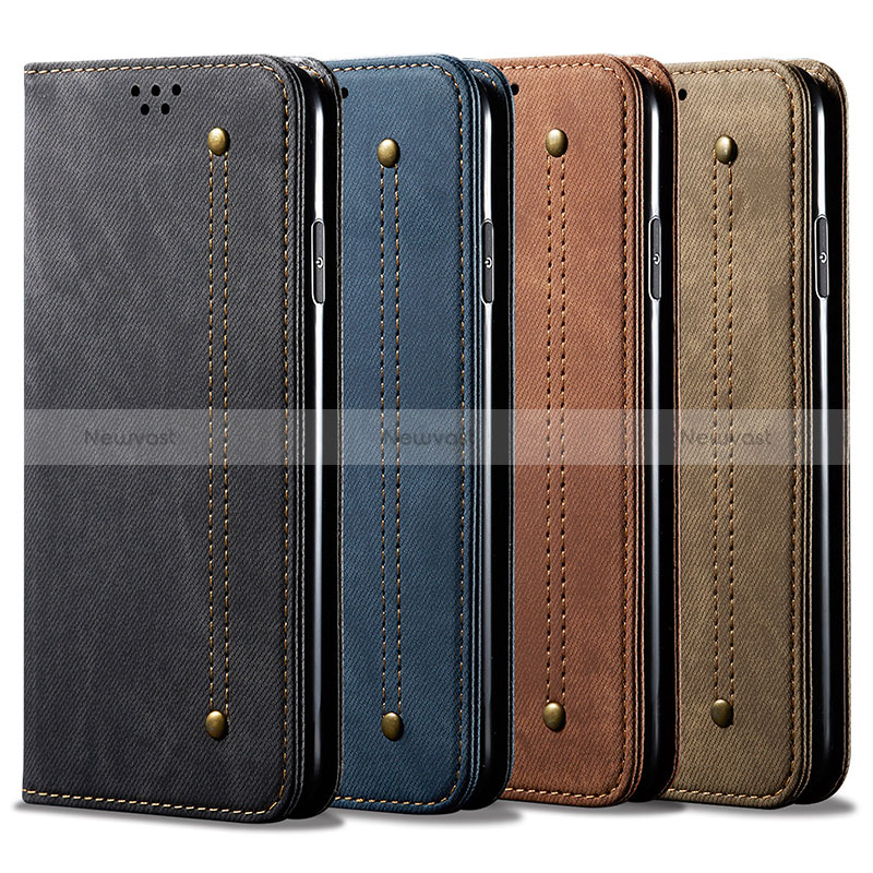 Cloth Case Stands Flip Cover for Oppo Reno8 4G