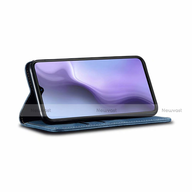 Cloth Case Stands Flip Cover for Realme 5 Pro