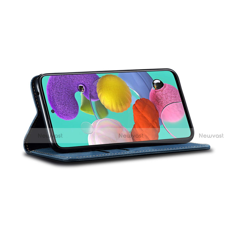 Cloth Case Stands Flip Cover for Samsung Galaxy A51 5G