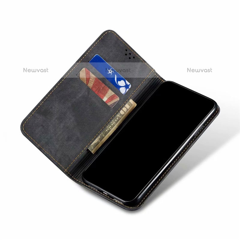 Cloth Case Stands Flip Cover for Samsung Galaxy A91