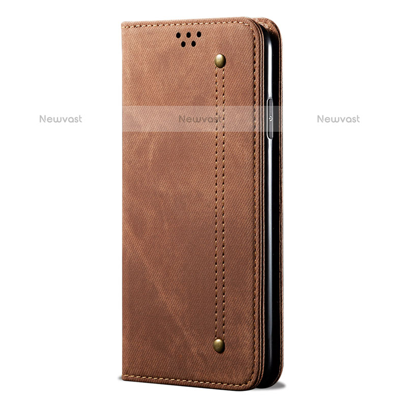 Cloth Case Stands Flip Cover for Samsung Galaxy F12