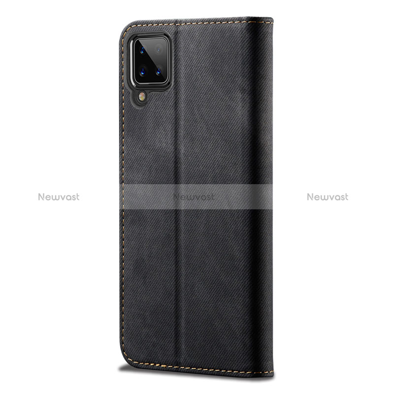 Cloth Case Stands Flip Cover for Samsung Galaxy M12