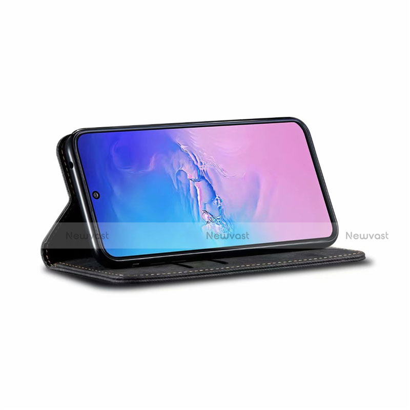 Cloth Case Stands Flip Cover for Samsung Galaxy S10 Lite