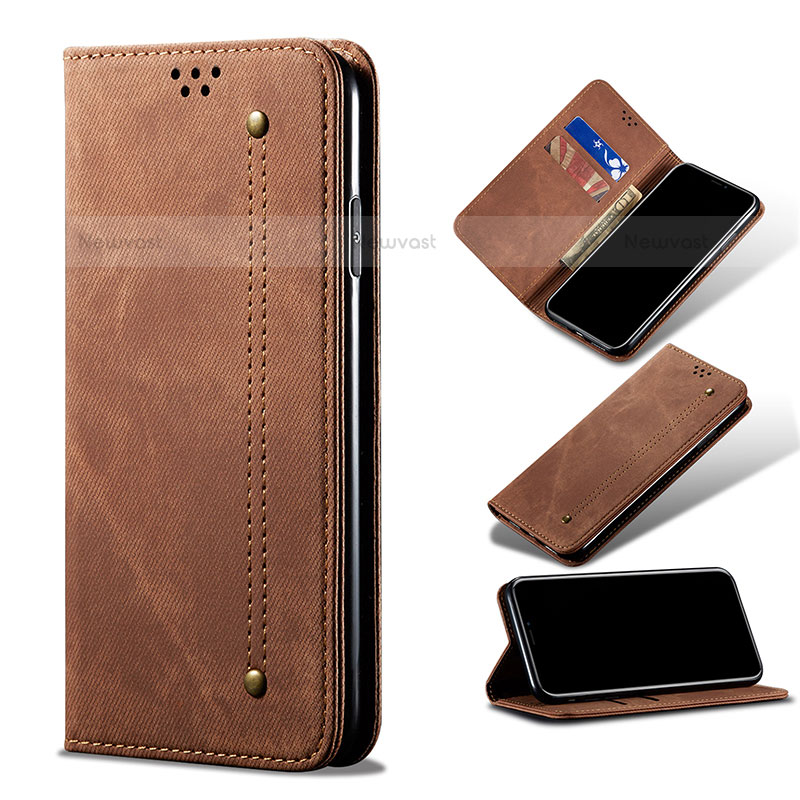 Cloth Case Stands Flip Cover for Samsung Galaxy S21 FE 5G
