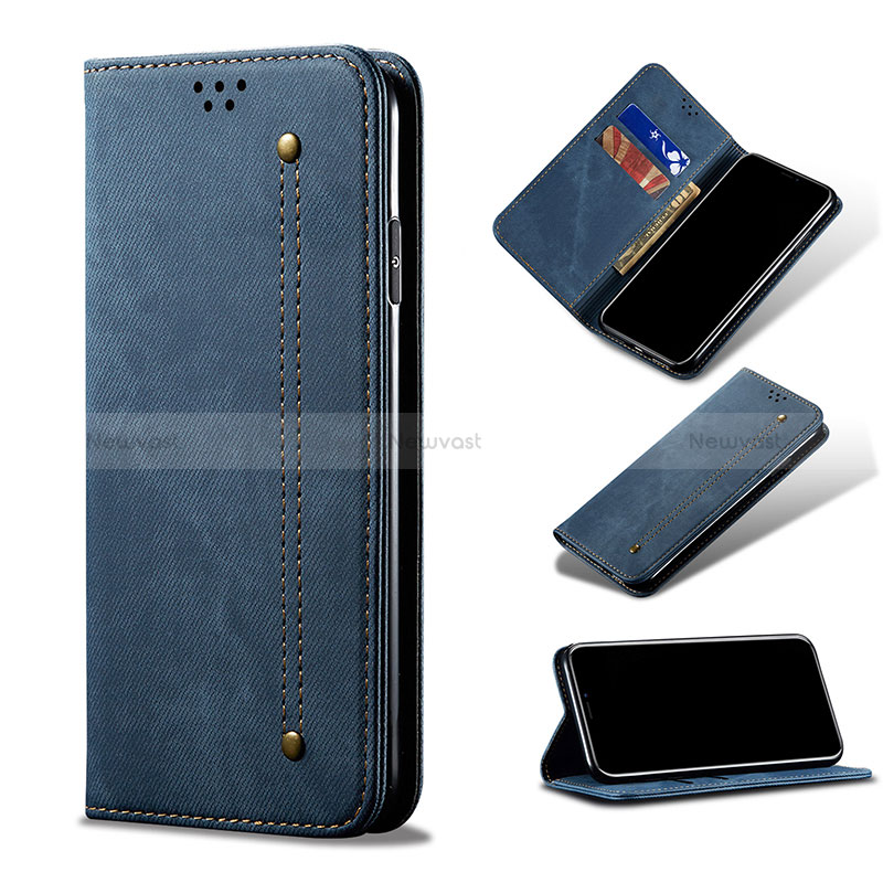 Cloth Case Stands Flip Cover for Samsung Galaxy S22 Plus 5G
