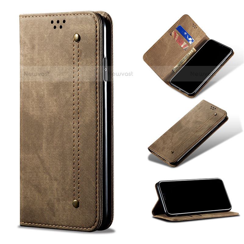 Cloth Case Stands Flip Cover for Samsung Galaxy S22 Ultra 5G