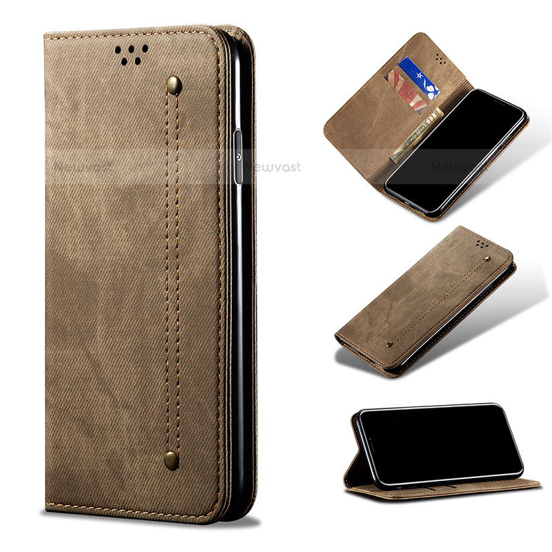 Cloth Case Stands Flip Cover for Samsung Galaxy S23 5G