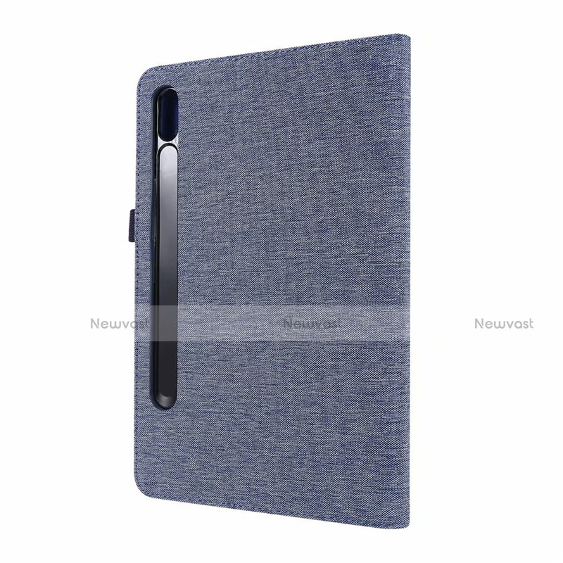 Cloth Case Stands Flip Cover for Samsung Galaxy Tab S7 11 Wi-Fi SM-T870