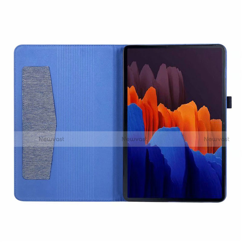 Cloth Case Stands Flip Cover for Samsung Galaxy Tab S7 11 Wi-Fi SM-T870