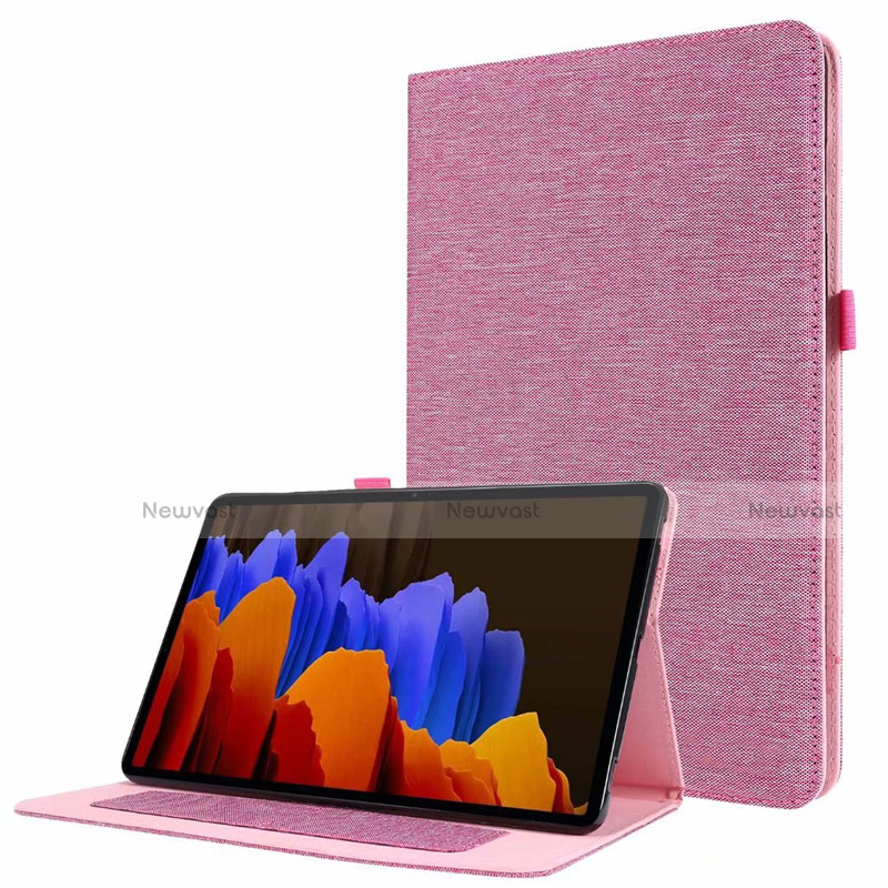 Cloth Case Stands Flip Cover for Samsung Galaxy Tab S7 4G 11 SM-T875