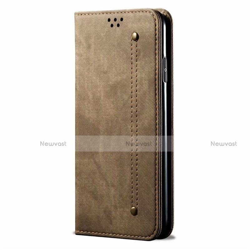 Cloth Case Stands Flip Cover for Vivo V20 SE