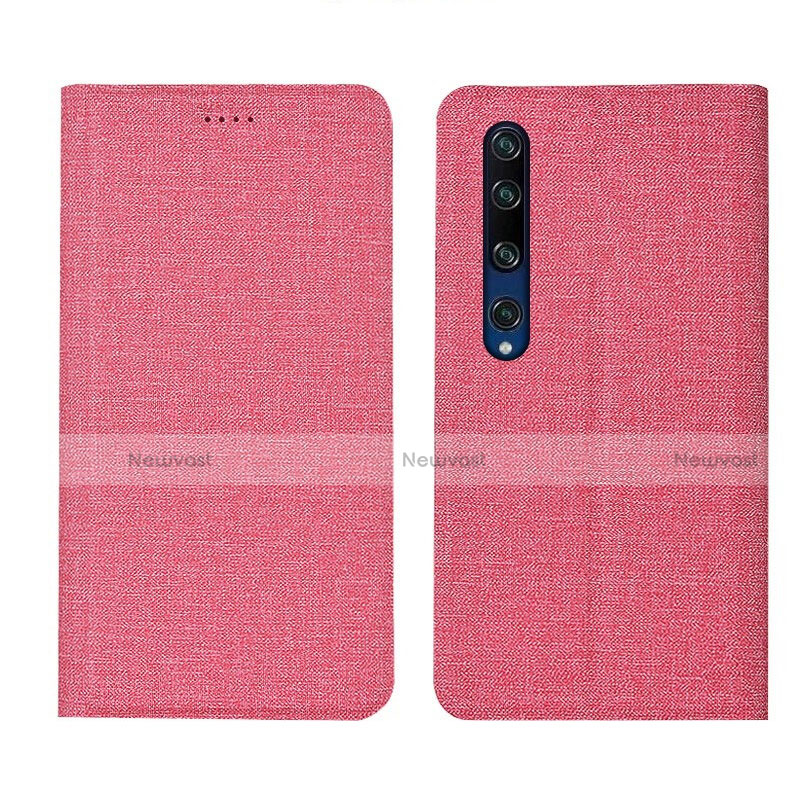Cloth Case Stands Flip Cover for Xiaomi Mi 10