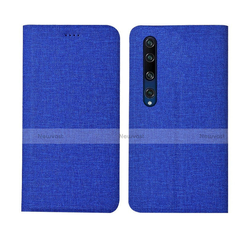 Cloth Case Stands Flip Cover for Xiaomi Mi 10