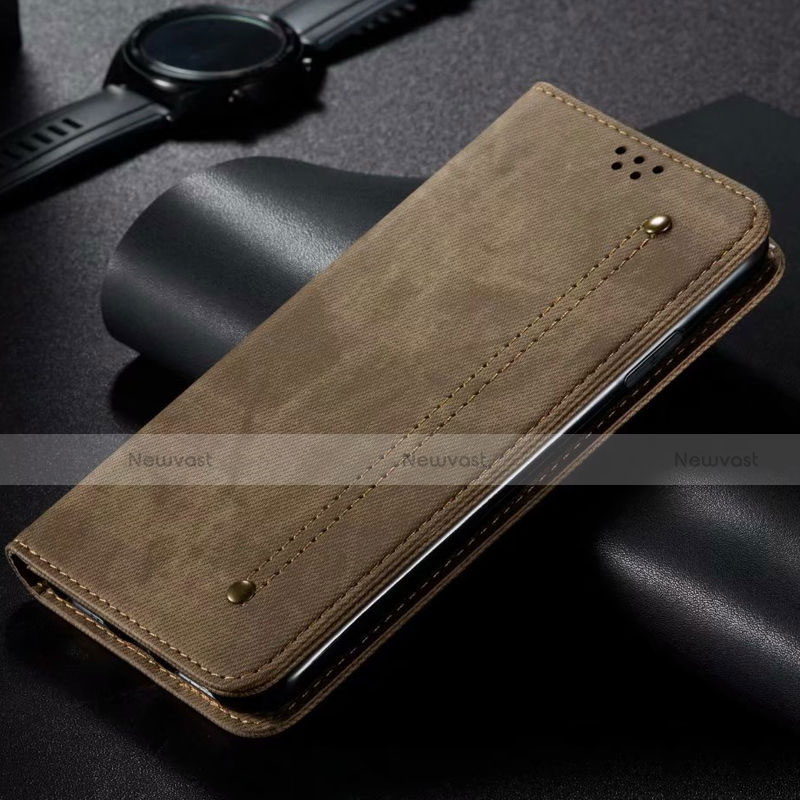 Cloth Case Stands Flip Cover for Xiaomi Mi Note 10 Lite
