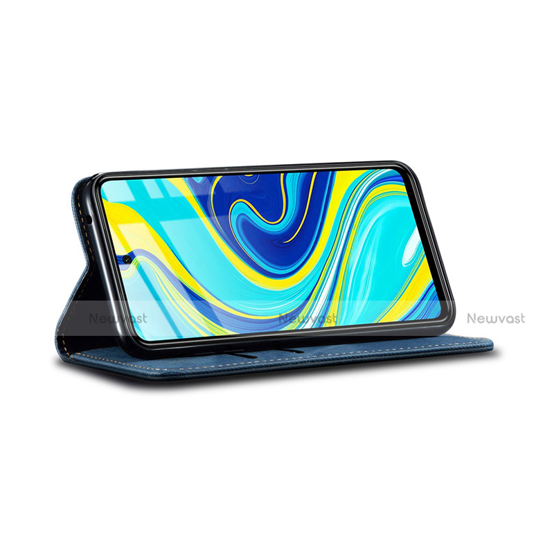 Cloth Case Stands Flip Cover for Xiaomi Poco M2 Pro