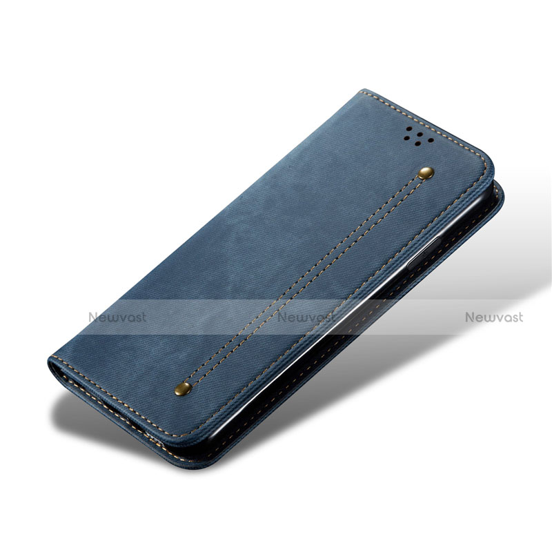Cloth Case Stands Flip Cover for Xiaomi Poco M3