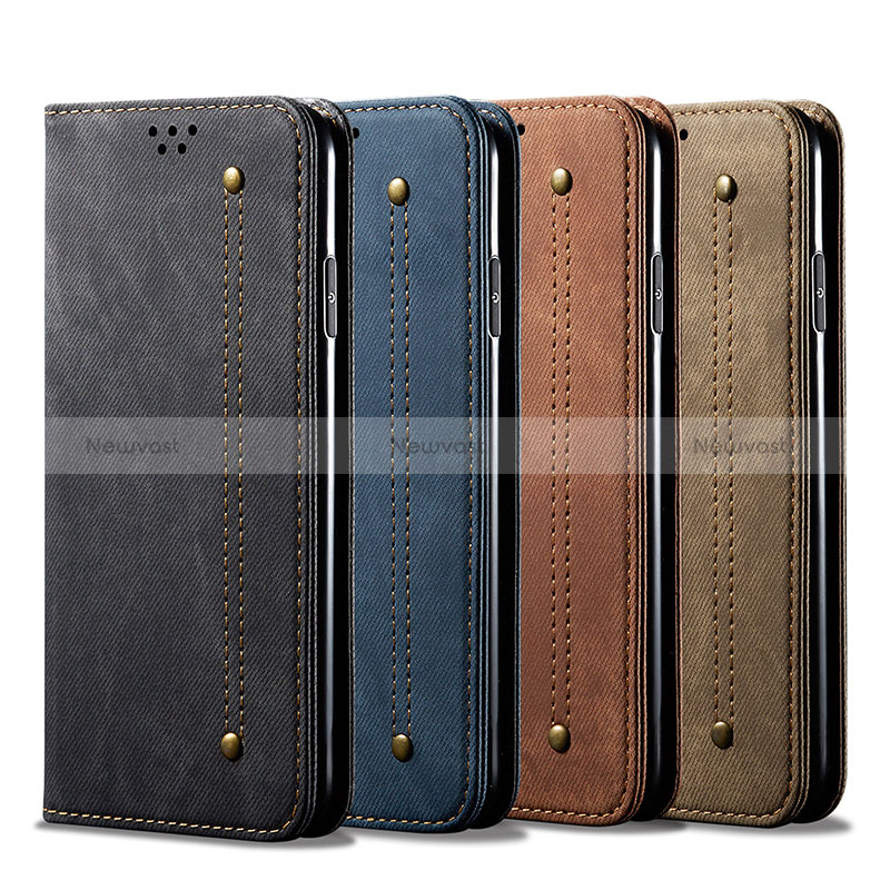 Cloth Case Stands Flip Cover for Xiaomi Redmi Note 12 Pro Speed 5G