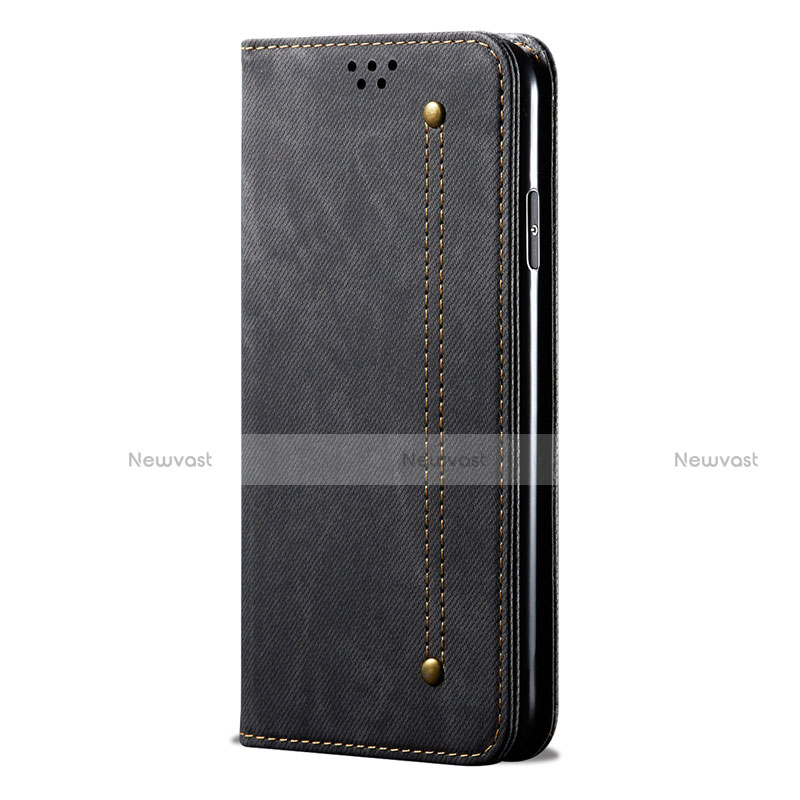 Cloth Case Stands Flip Cover for Xiaomi Redmi Note 9 Pro