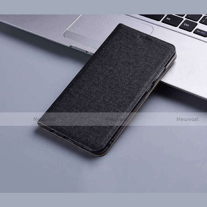 Cloth Case Stands Flip Cover H01 for Apple iPhone 13 Mini Black