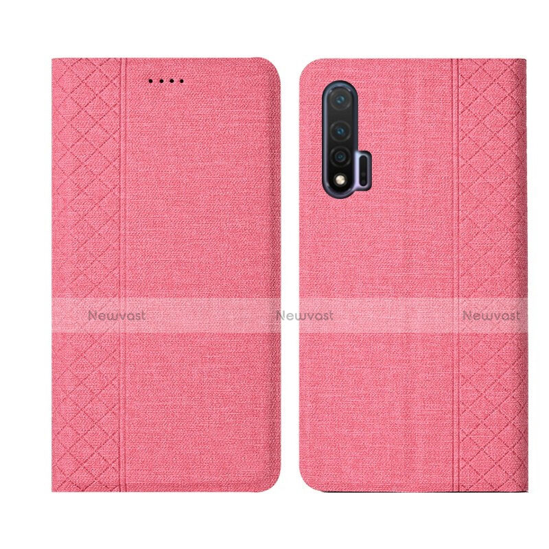 Cloth Case Stands Flip Cover H01 for Huawei Nova 6 5G