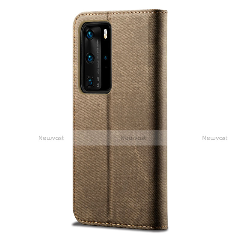 Cloth Case Stands Flip Cover H01 for Huawei P40 Pro