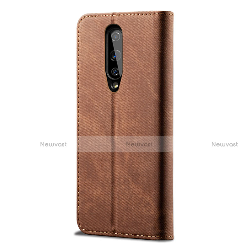 Cloth Case Stands Flip Cover H01 for OnePlus 8