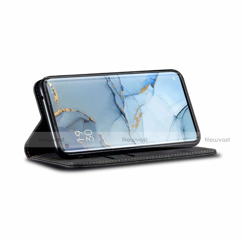 Cloth Case Stands Flip Cover H01 for Oppo Find X2 Neo