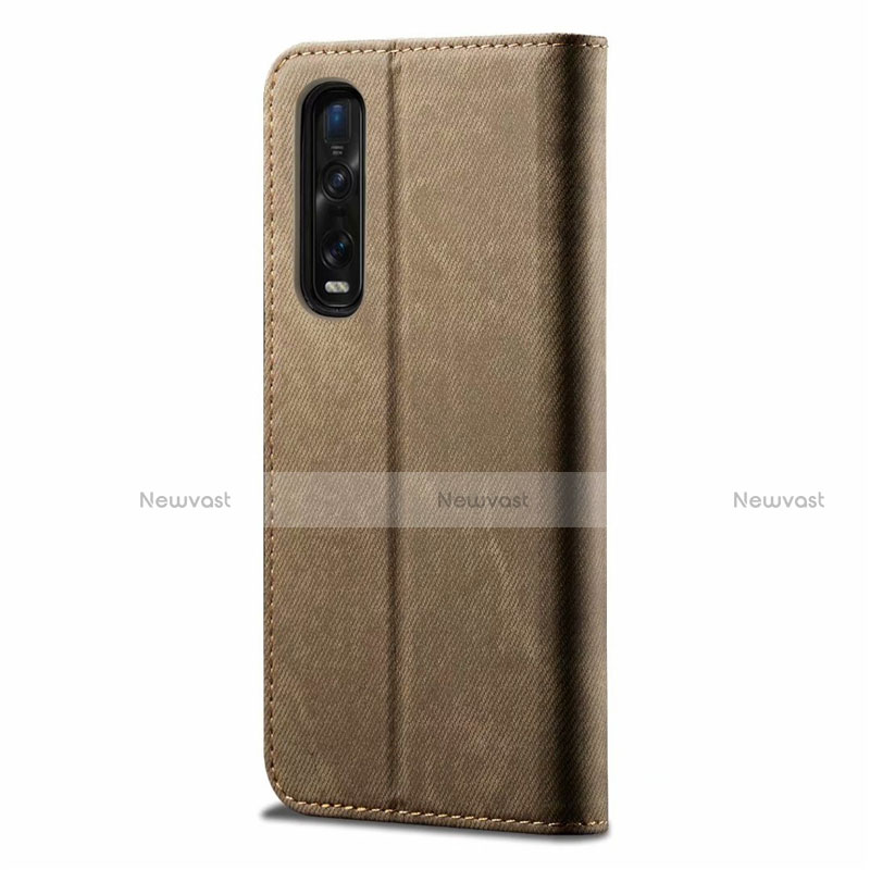 Cloth Case Stands Flip Cover H01 for Oppo Find X2 Pro