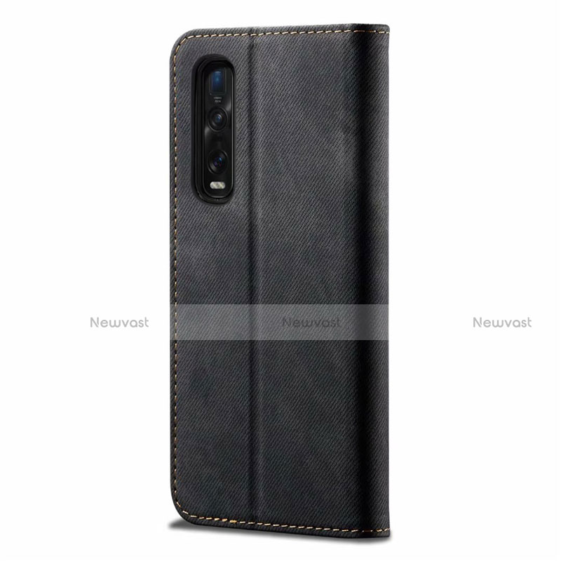 Cloth Case Stands Flip Cover H01 for Oppo Find X2 Pro