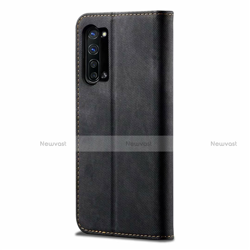 Cloth Case Stands Flip Cover H01 for Oppo K7 5G