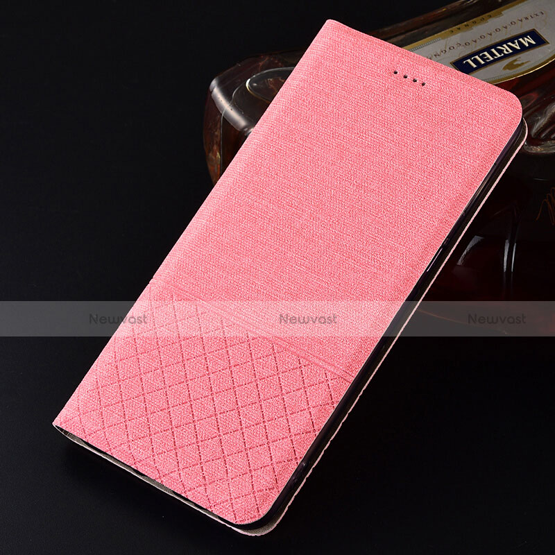 Cloth Case Stands Flip Cover H01 for Oppo R17 Neo