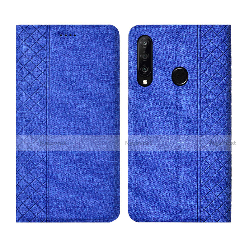 Cloth Case Stands Flip Cover H02 for Huawei P30 Lite New Edition