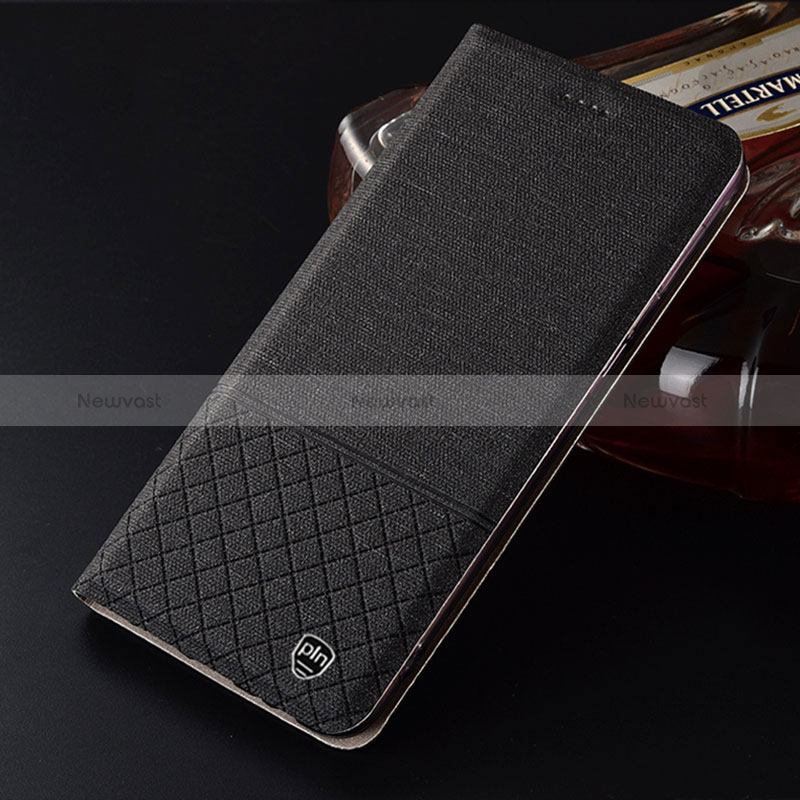 Cloth Case Stands Flip Cover H12P for Huawei Nova 11 Pro Black