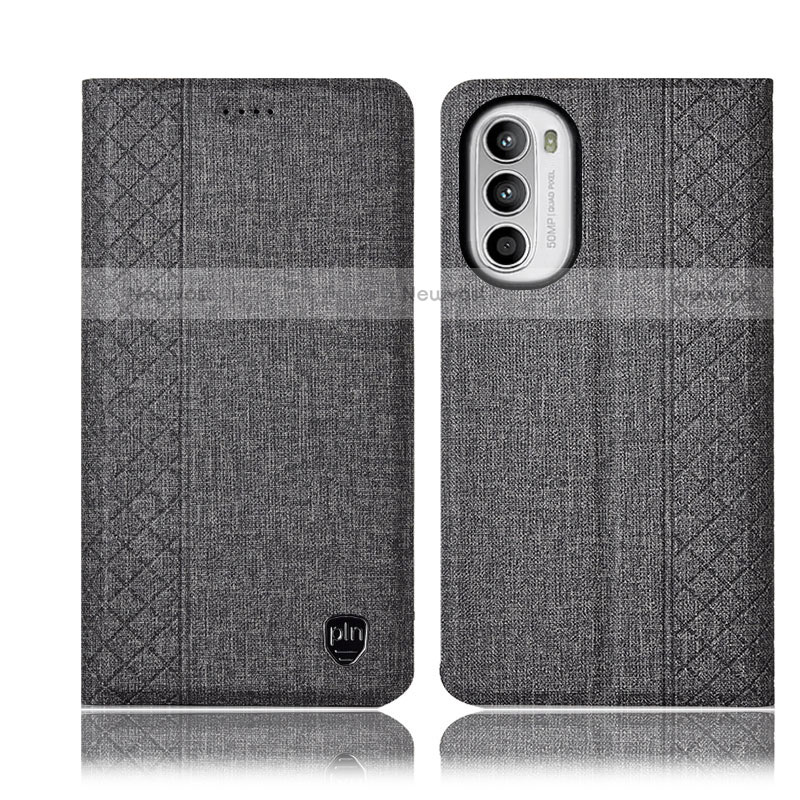Cloth Case Stands Flip Cover H12P for Motorola Moto Edge (2022) 5G