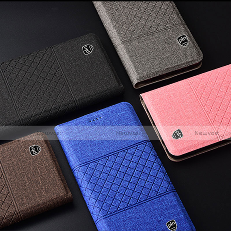 Cloth Case Stands Flip Cover H12P for Motorola Moto G30