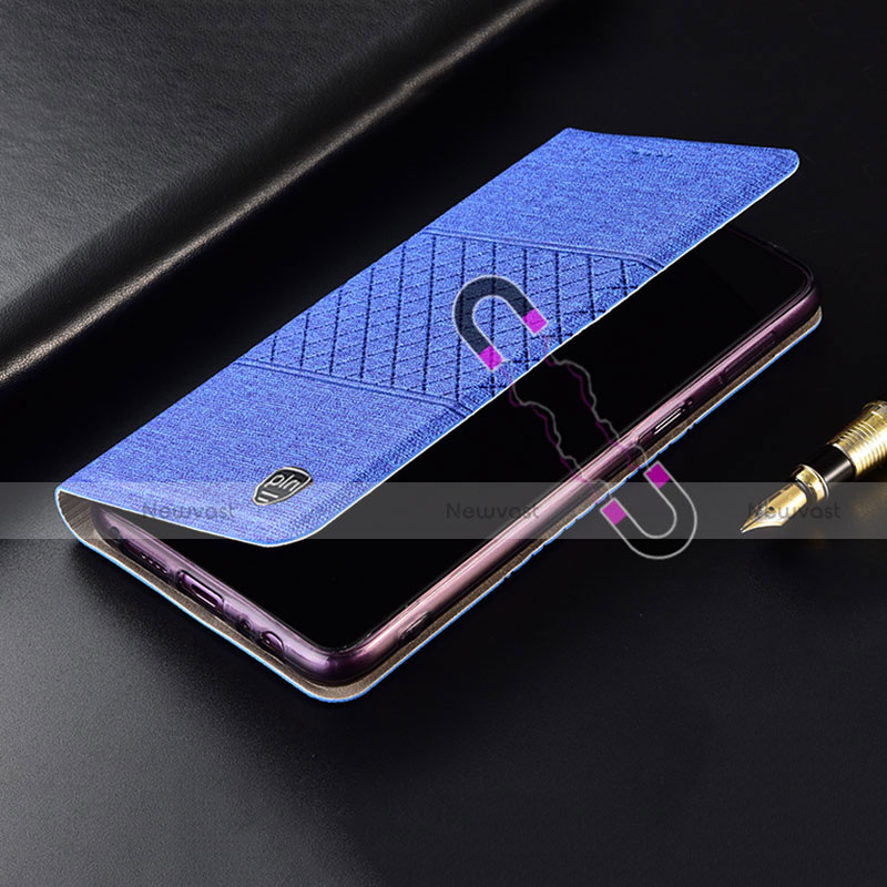 Cloth Case Stands Flip Cover H12P for Motorola Moto G30