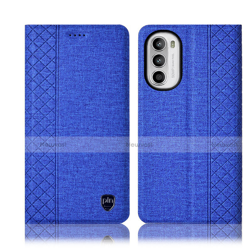 Cloth Case Stands Flip Cover H12P for Motorola Moto G82 5G