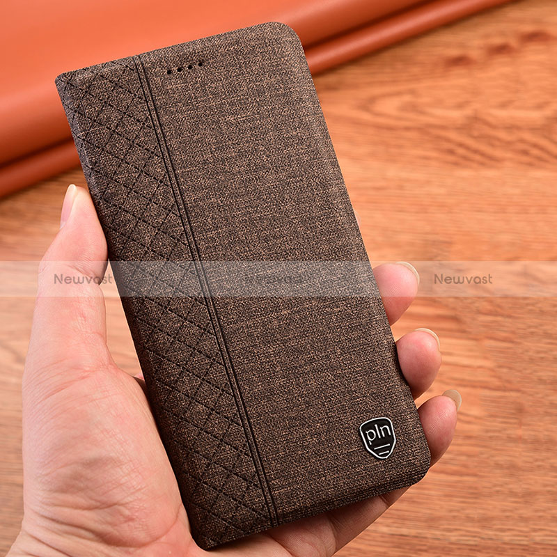 Cloth Case Stands Flip Cover H12P for Oppo Reno6 5G