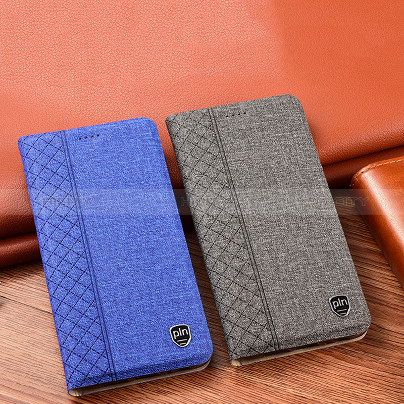 Cloth Case Stands Flip Cover H12P for Samsung Galaxy F52 5G