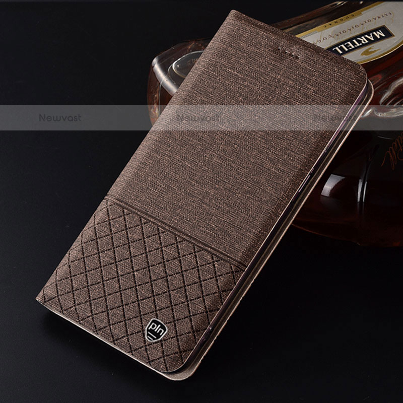 Cloth Case Stands Flip Cover H12P for Samsung Galaxy M52 5G