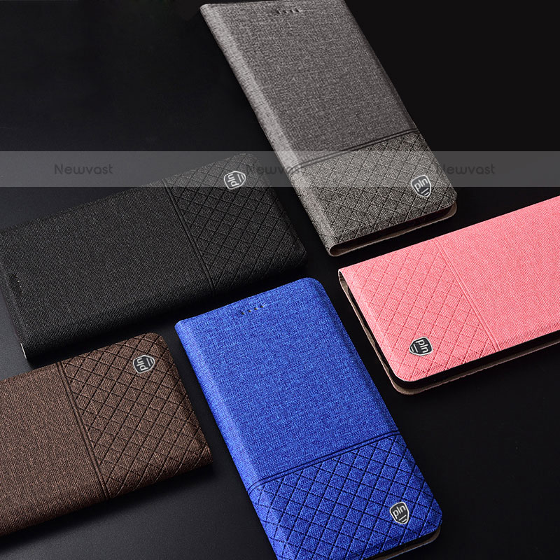 Cloth Case Stands Flip Cover H12P for Samsung Galaxy Note 10 Lite