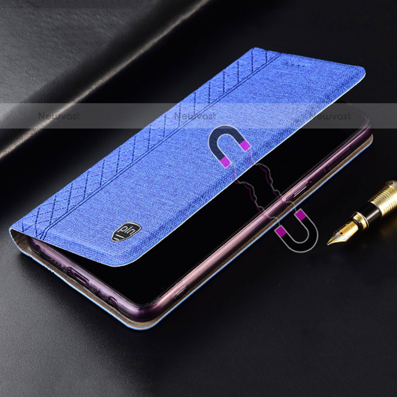 Cloth Case Stands Flip Cover H12P for Samsung Galaxy Note 20 Ultra 5G
