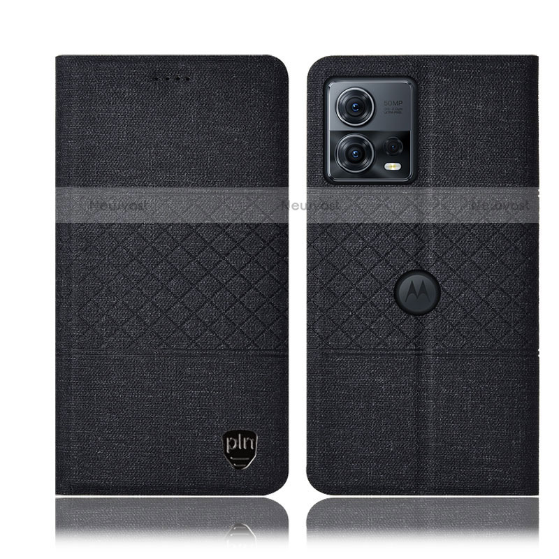 Cloth Case Stands Flip Cover H13P for Motorola Moto Edge 30 Fusion 5G