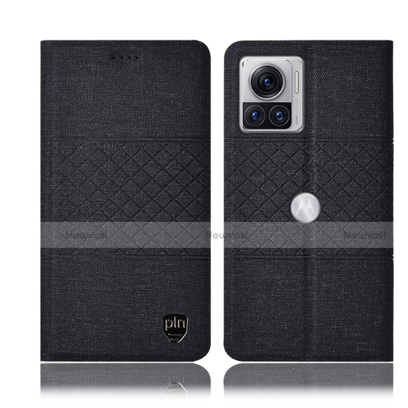 Cloth Case Stands Flip Cover H13P for Motorola Moto Edge X30 Pro 5G