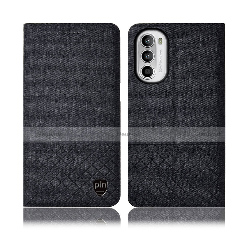 Cloth Case Stands Flip Cover H13P for Motorola Moto G71s 5G