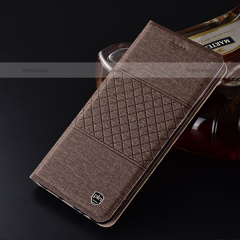 Cloth Case Stands Flip Cover H13P for Samsung Galaxy M51