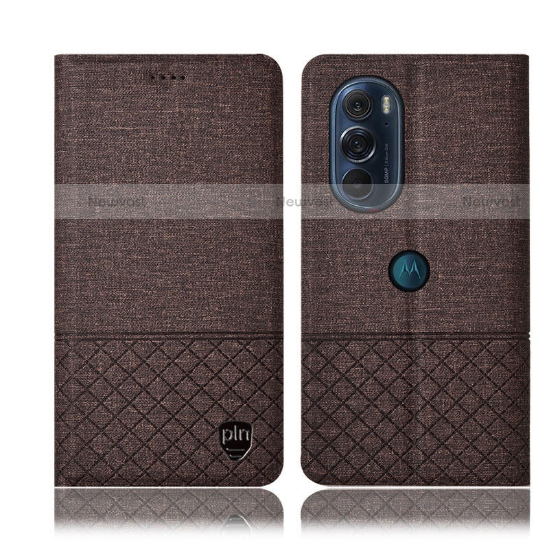 Cloth Case Stands Flip Cover H14P for Motorola Moto Edge Plus (2022) 5G